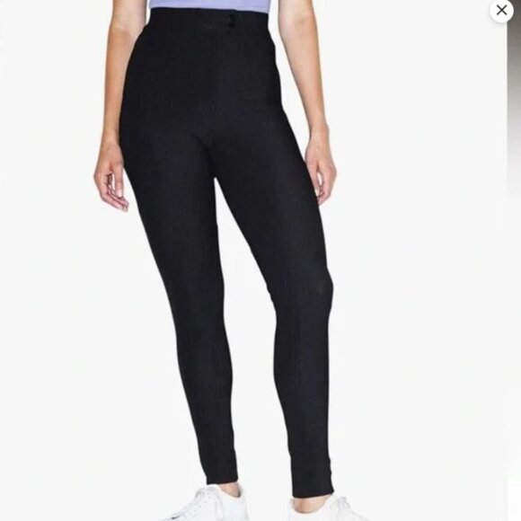 American Apparel Women's The Riding Pant in black size medium - Picture 1 of 5